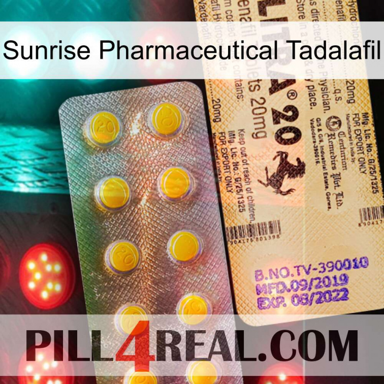 Sunrise Pharmaceutical Tadalafil new06